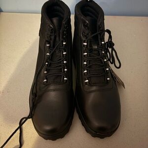 Harley-Davidson Men's Black Lace-Up Boots